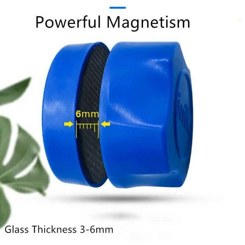 Aquarium Magnetic Brush Glass Floating Algae Scraper Curve Glass Cleaner Fish Tank Glass Cleaning Magnet Scrubber Tool