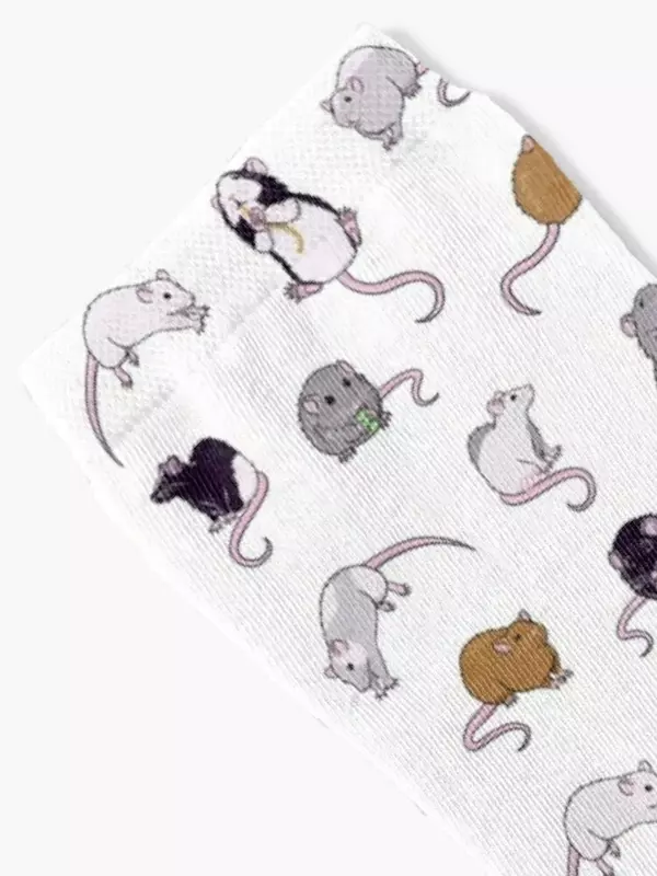 Ratten, Ratten, Ratten Sokken Man Schoenen Cartoon Vrouwen Sokken Mannen