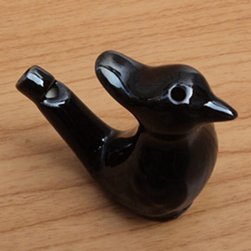 Fischietto per uccelli acquatici in ceramica senza corda fischietto per uccelli acquatici in ceramica Dehua giocattoli per uccelli acquatici in ceramica
