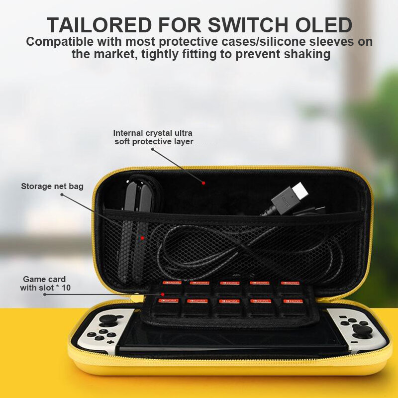 Protective Case Compatible with Nintendo Switch Fashion 3D Pattern Storage Bag Housing Travel Bag Handbags For Switch Oled