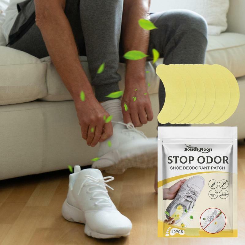 Sneaker Deodorizers Shoe Deodorizer Insert With Natural Lemon Scent 10PCS Shoe Odor Eliminator Shoe Air Fresheners Sneaker
