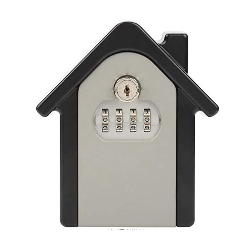 Aluminum Alloy Double Password Key Box Wall Safe