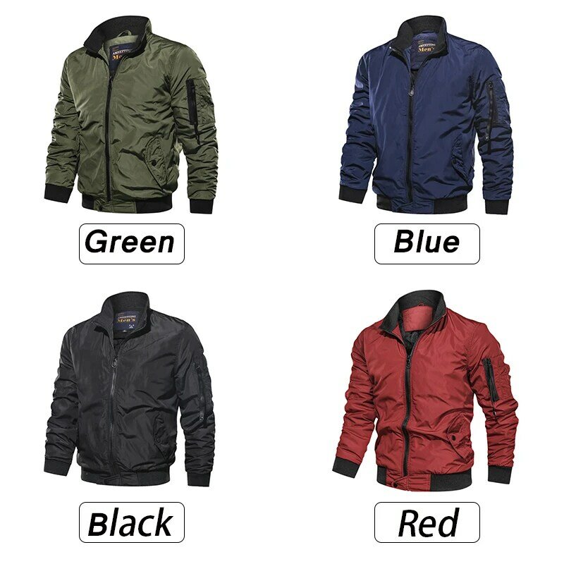 남성용 밀리터리 재킷 코트, 가을 겨울 봄버 재킷, 캐주얼 야외 방풍 육군 재킷, 남성 5XL 플러스 사이즈, 신제품