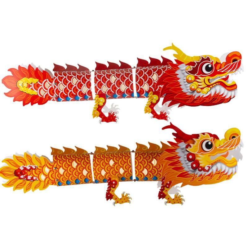 Lanterne fatte a mano di capodanno cinese drago danzante kit di lanterne cinesi fatte a mano fai da te tradizionali e Festive festeggia il cinese