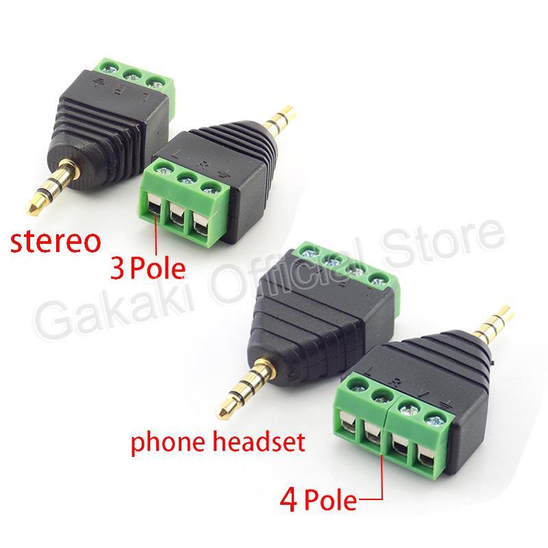 Audio-Video-Adapter 3,5-mm-Buchse Stereo-Anschluss bnc rac Stecker Buchse av CCTV-Kamera Lautsprecher Kabel anschlüsse