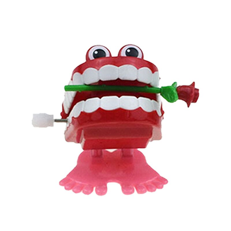 Wind Up Toys Plastic Chattering Teeth Wind Up Toy Early Education Toy Teeth Toy Wind- Up Teeth Toys Kids Toys Children Education