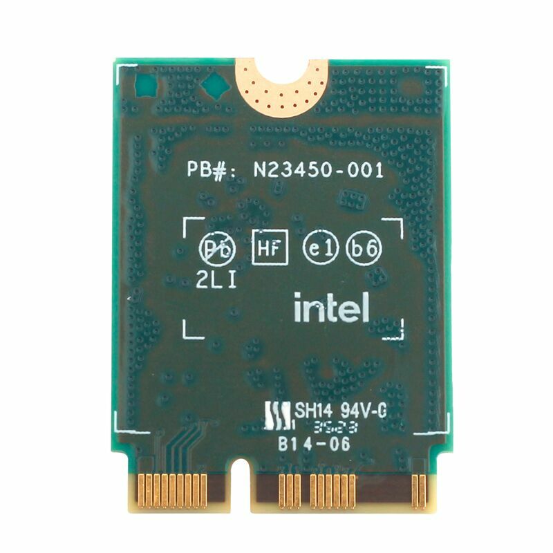 Intel-BE200 Placa de rede, WiFi 7, Bluetooth 5.4, Tri Band 2.4G, 5G, 6GHz, 8774Mbps, BE200NGW, Adaptador Sem Fio M.2, Melhor que Wifi 6E