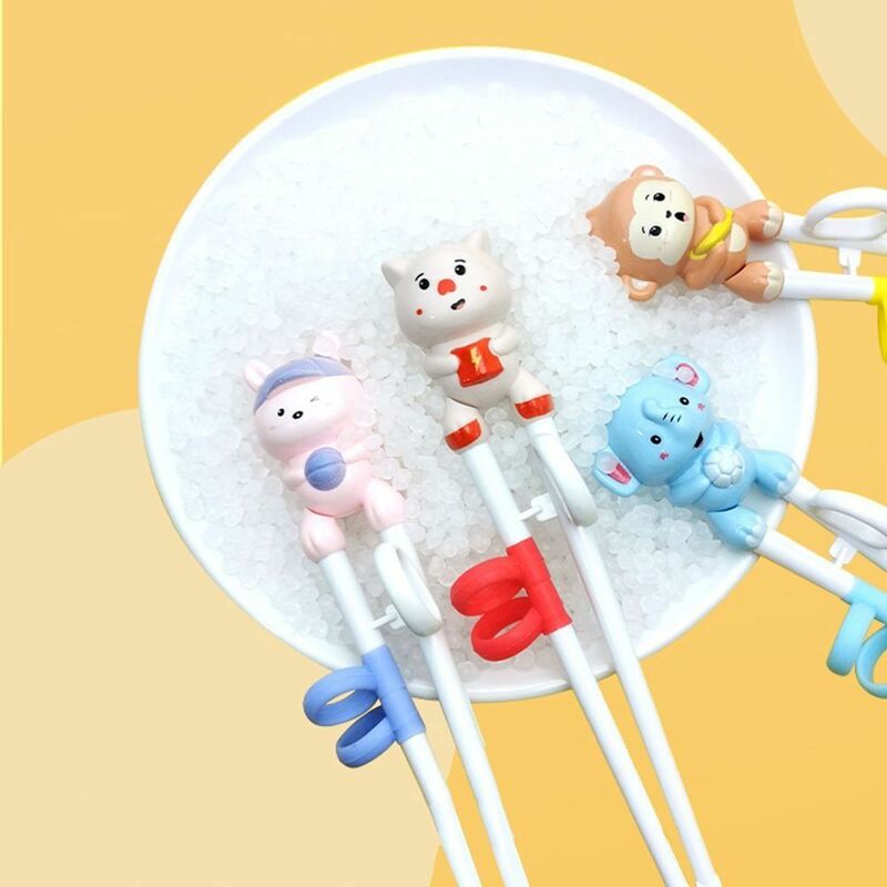 Sumpit latihan makan bayi, tongkat sumpit latihan peralatan makan bayi dengan kotak anak-anak