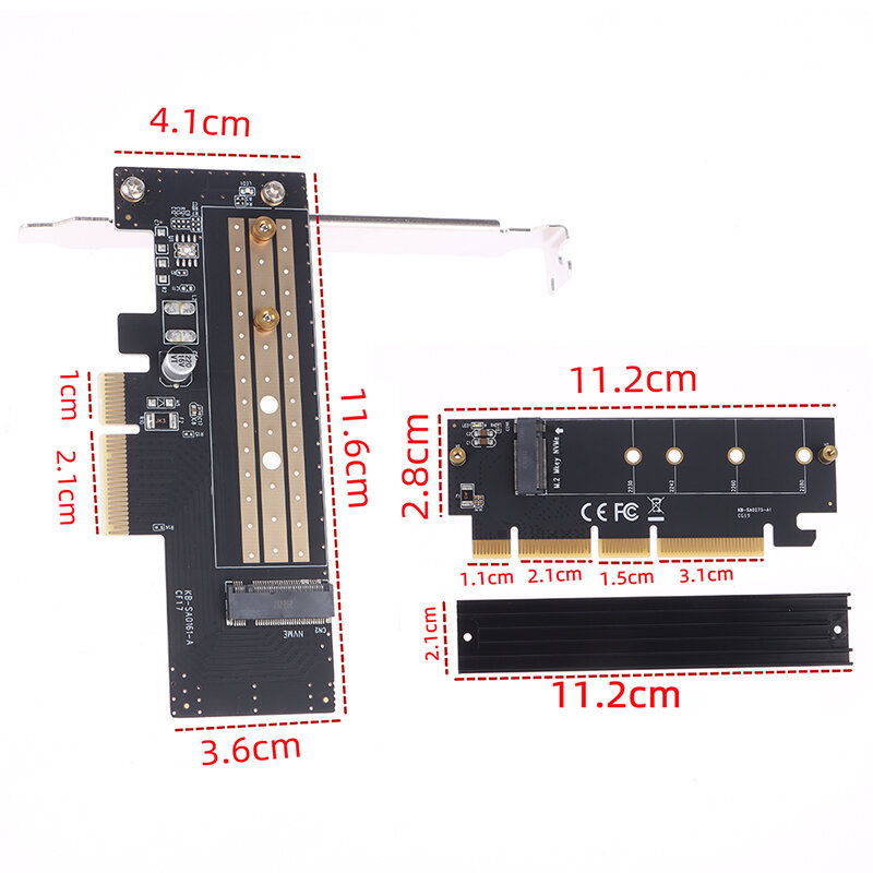 1 buah adaptor UGREEN PCIE ke M2 NVMe M.2 PCI Express Adapter 32Gbps PCI-E kartu SSD komputer ekspansi kartu tambahan