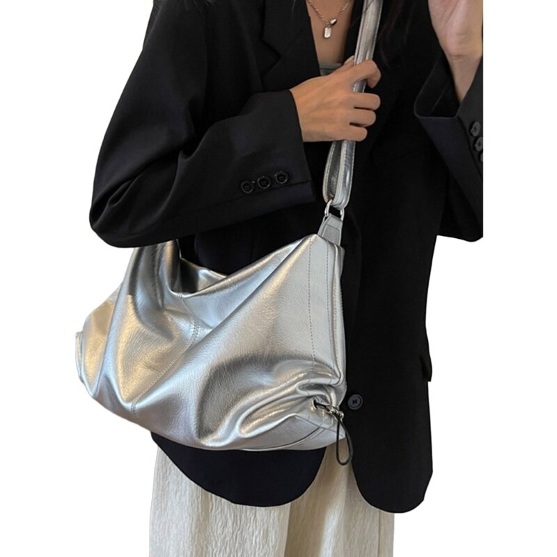 Elegancka i minimalistyczna torba dojazdowa Wszechstronna torba na ramię dla kobiet dziewcząt Prezent 517D