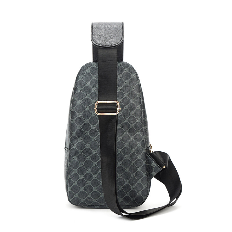 Дизайнерские нагрудные сумки для мужчин, Сумочка через плечо для женщин, роскошный брендовый кожаный ранец на ремне для коротких поездок