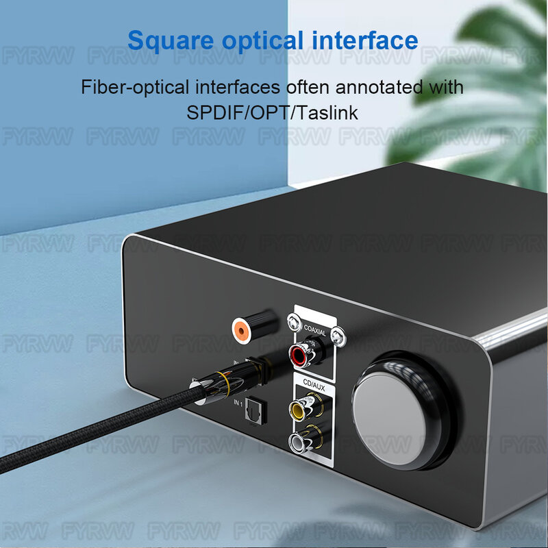 Câble Audio optique câble Fiber optique numérique Toslink 1m 5m 10m câble Coaxial SPDIF pour amplificateurs câble de lecteur PS4 barre de son