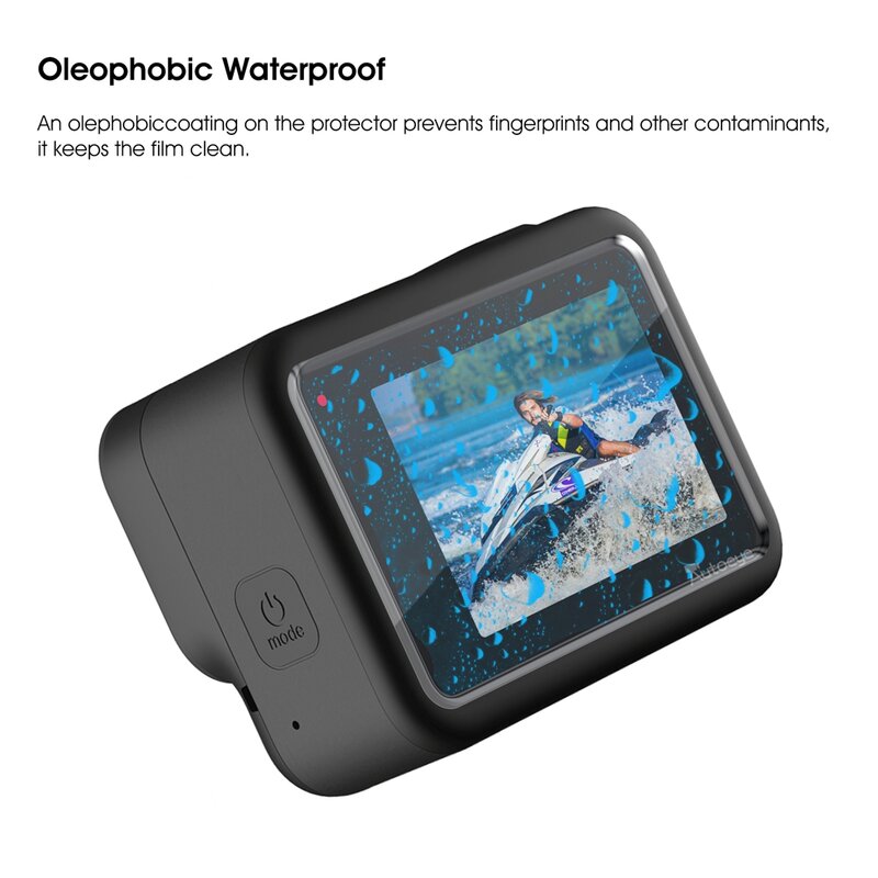 Wholesale Casing Penutup Pelindung Layar Kaca Tempered untuk GoPro Hero 8 Film Pelindung Lensa Hitam Aksesori Gopro8 Go Pro