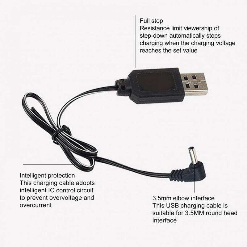 Wysokiej jakości 3.7V 250m AUSB kabel do ładowarki 3.5mm Jack zdalnie sterowanym samochodowym USB ładowarka zabawka elektryczna ~