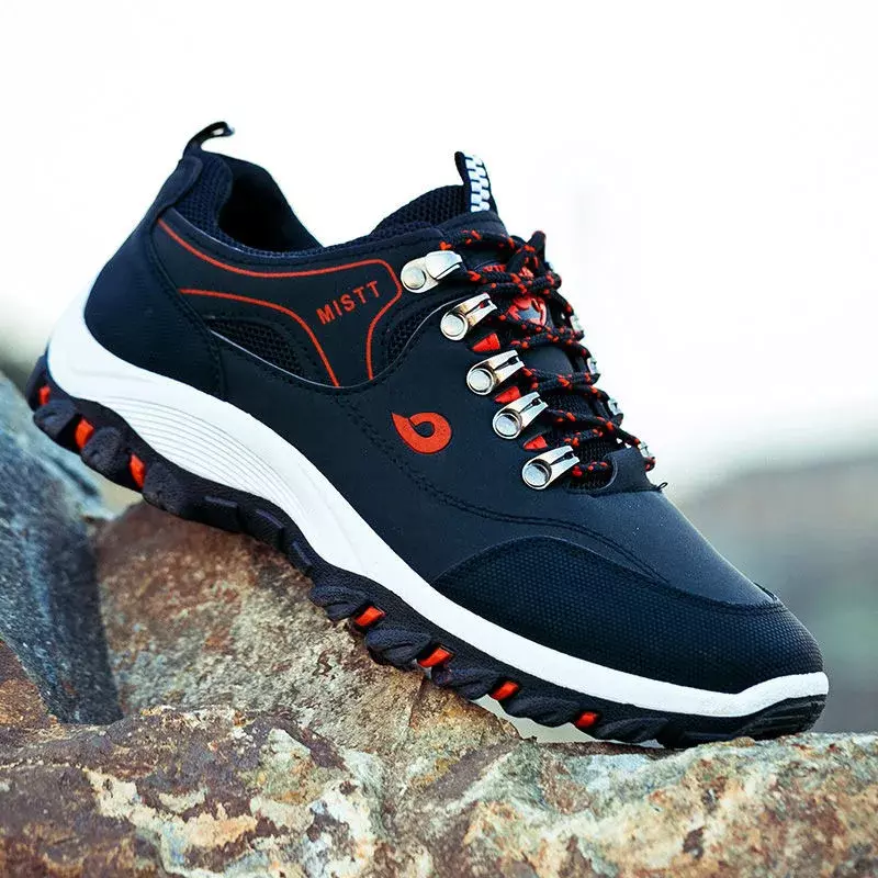 2023 New Men's 39-44 Large Outdoor Hiking Camping Running Jogging Shoes Waterproof Anti-slip Sports Shoes Mountaineering Shoes