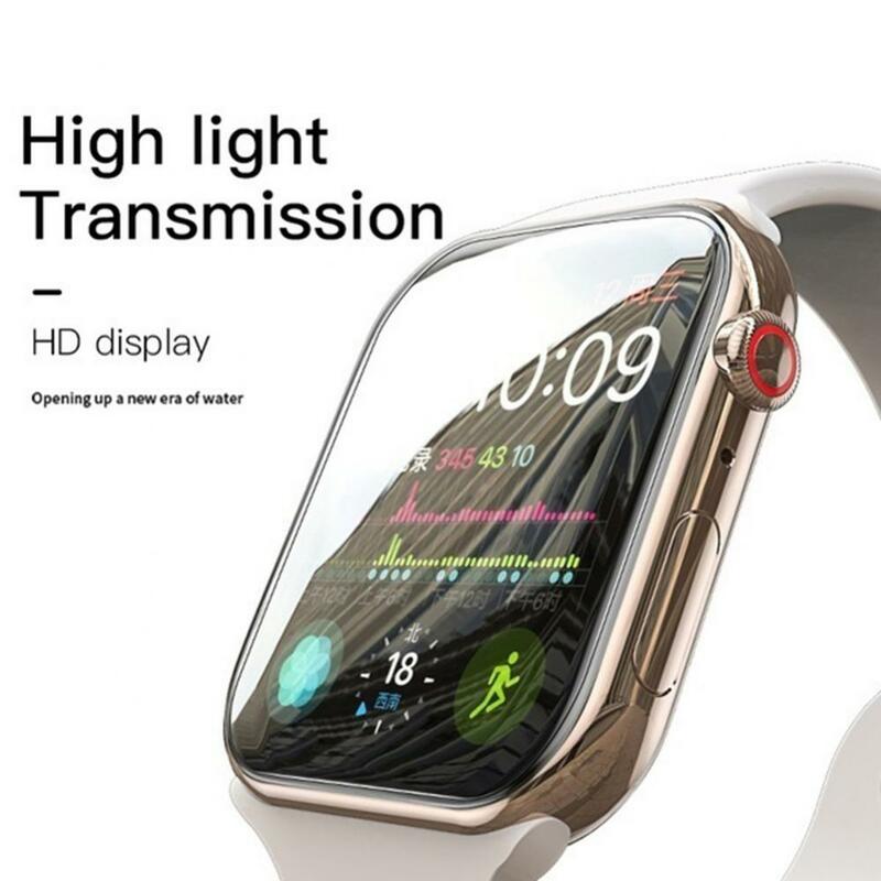 38/40/42/44mm Shockproof TPU Screen Protector Film for iWatch 1 2 3 4