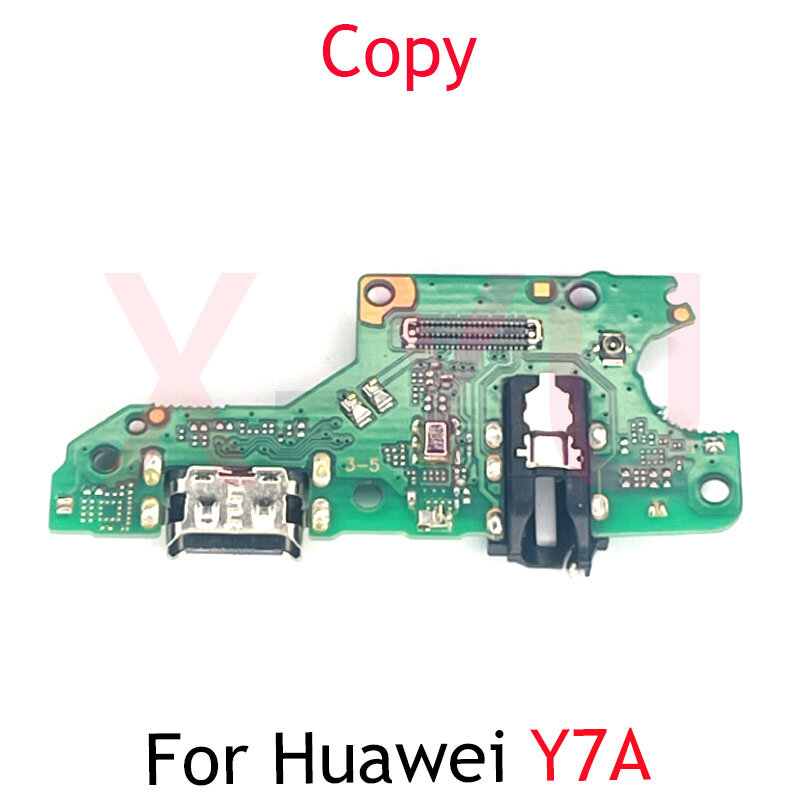 Original For Huawei Y7A Y8S USB Charging Dock Port Connector Microphone Flex Cable