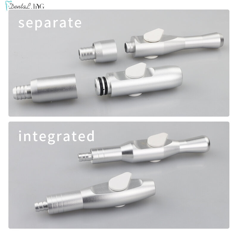 Válvula Dental de succión corta, eyector de Saliva Oral, fuerte y delicada pieza de mano, adaptador de punta de pieza de mano