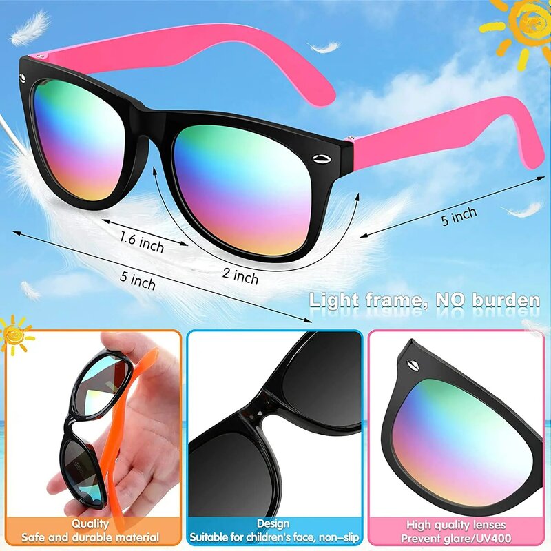 Kids Sunglasses Bulk,Sunglasses Kids Party Favor,Pool Toys,Summer Toys, Party Toys,Gift for Birthday Party Supplies for Kids 3-6