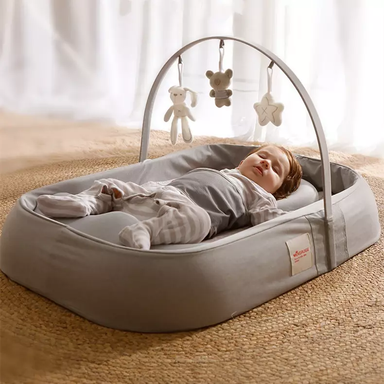 Śpiący bawełniany leżak składane łóżeczka dziecięce przenośne noworodki łóżeczko dla dziecka łóżeczko miękkie dziecko gniazdo amerykański styl Reborn łóżeczko dla dziecka