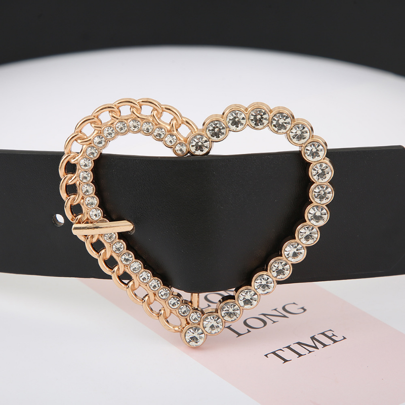 Épingle en forme de cœur en perles pour femmes, ceinture polyvalente, designer décoratif, haute qualité, mode environnementale décontractée, nouveau