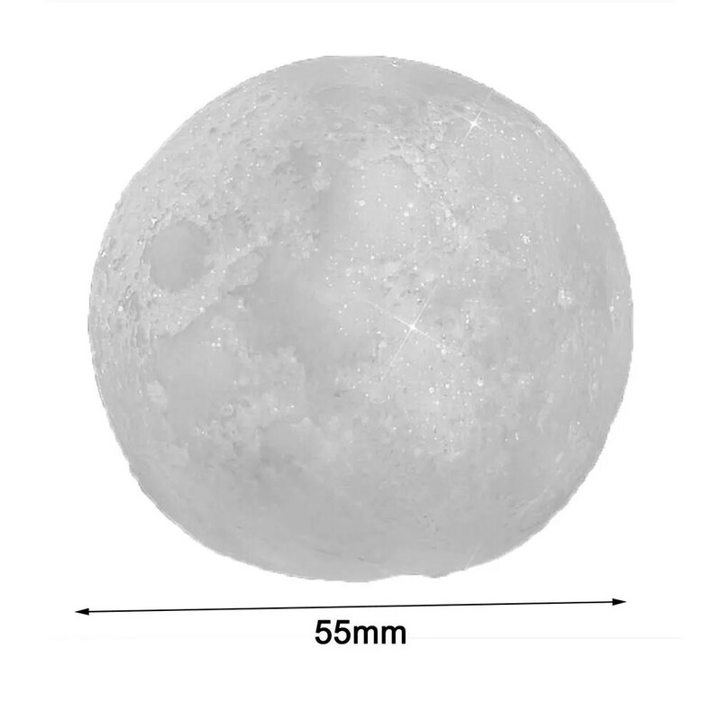 Lampe en forme de lune pour chambre à coucher, veilleuse d'ambiance réglable, protection des yeux, lampes de table de chevet, 5.5 cm, 7 cm, 8.5 cm, 9.5 cm, 11.5cm