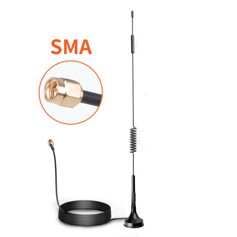 LTE Antena Magnética Signal Booster, Roteador Externo, Alto Ganho, 12dBi, 2G, 3G, 4G, TS9, CRC9, SMA Macho Conector, 700-2700MHz, GSM