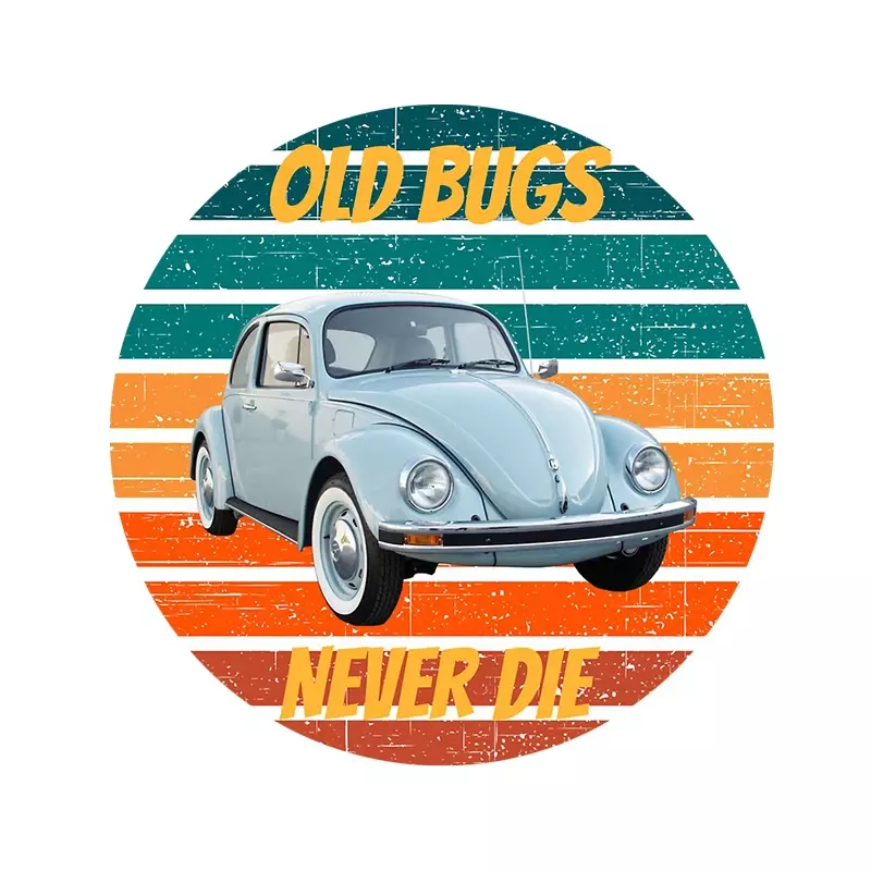 Auto Aufkleber Persönlichkeit Außen zubehör klassische Käfer Kalifornien Route kreative Vinyl LKW Kratzer Trim Aufkleber, 15cm