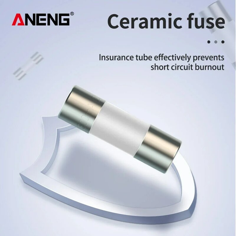 Ceramic Fuse For Multimeter Instrument 600mA 10A  ceramic British plug fuse