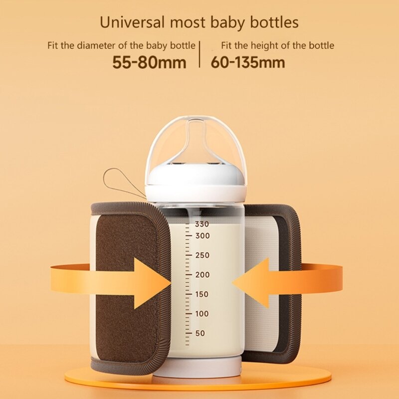 Tas Penghangat Botol Portabel USB Ulang Pemanas Susu Perjalanan Penghangat Susu