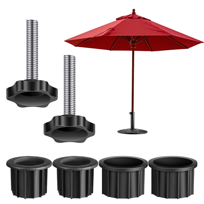 Prefilled 안뜰 우산 BaseRound 물 채우기 자료 스탠드 무게 파티오 시장 테이블 우산 야외 홈 정원 장식