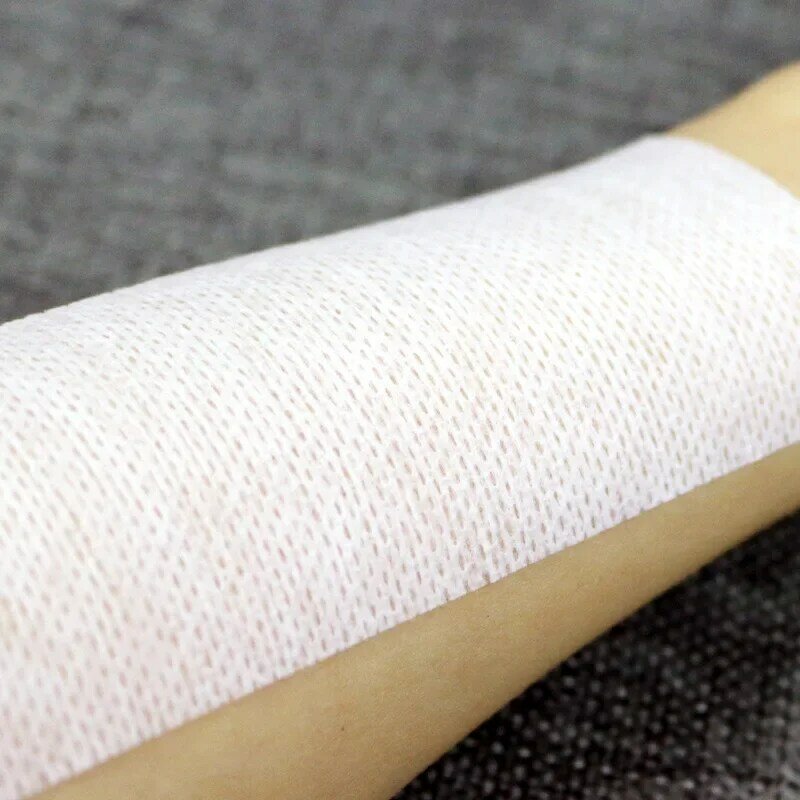 1pc 10cmx5m Non Woven Tape Roll Breathable Base Cloth Non Woven Dressing Roll Plaster Bandage Survival Kit