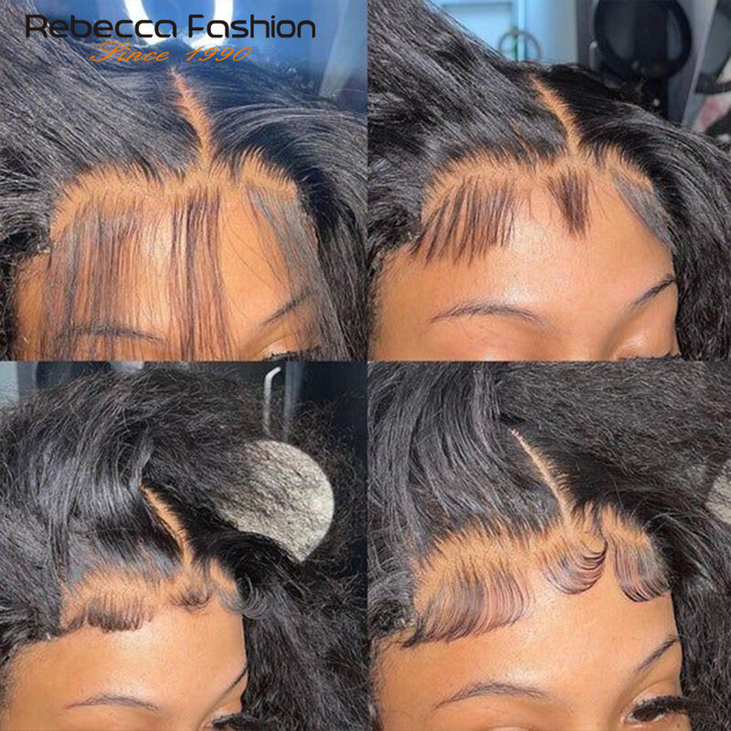 Парики из человеческих волос, 180D, 16-26 дюймов, на сетке спереди, с предварительно выщипанными прозрачными кружевами, бразильские