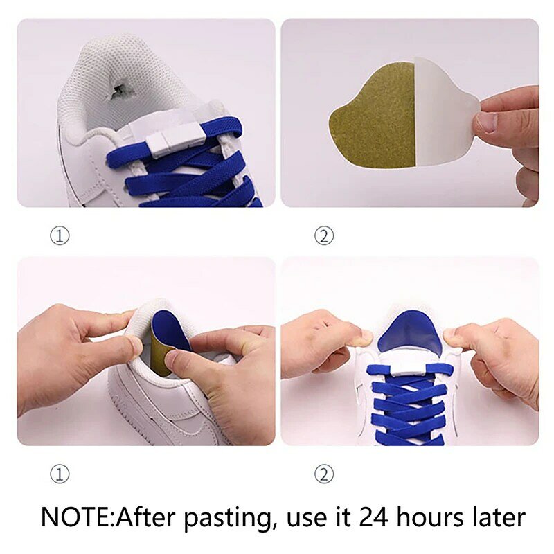 Auto-adesivo calcanhar adesivos para reparação de sapatilhas, forro interno sapato patch, almofadas anti-desgaste, 6 pçs/set