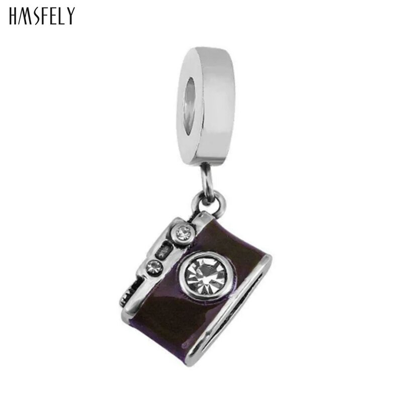HMSFELY-Colgante de cámara para mujer, pulsera, collar, accesorios de fabricación de joyas, piezas de pulseras con dijes