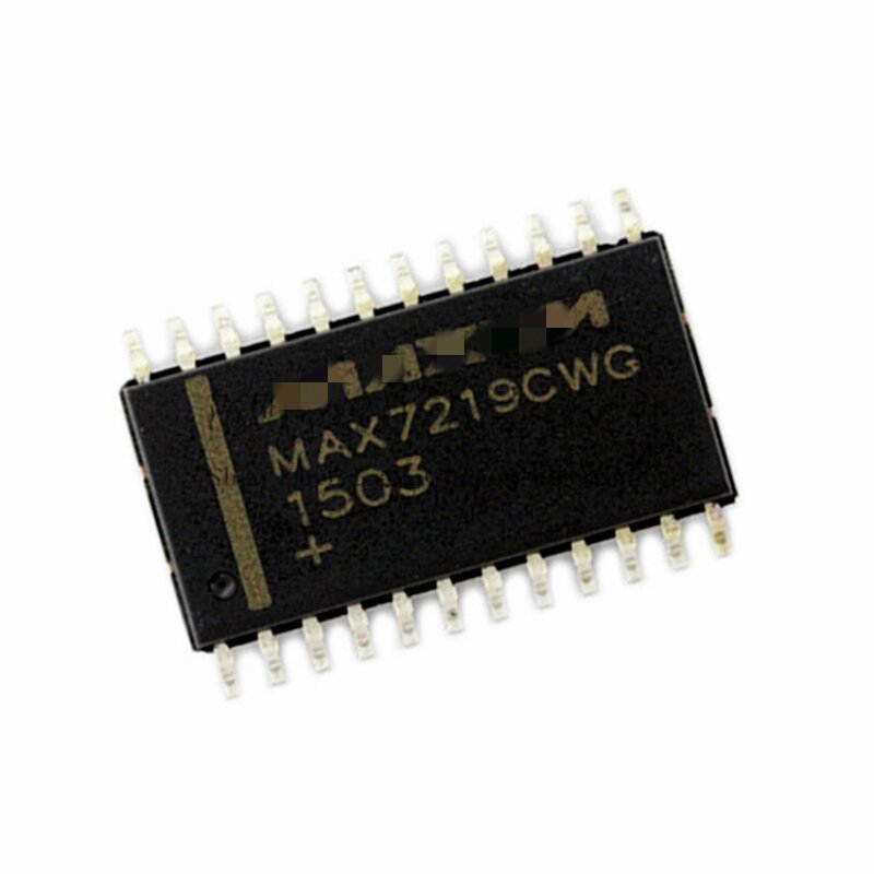 10 pçs/lote 100% original novo max7219cwg SOIC-24 interface serial 8-bit display led driver