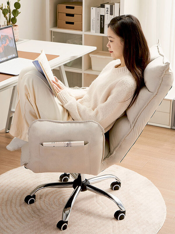 สำนักงานเก้าอี้ Nordic เฟอร์นิเจอร์ห้องรับแขกพนักพิงโต๊ะคอมพิวเตอร์โซฟาสตูล Ergonomic เก้าอี้ห้องน...