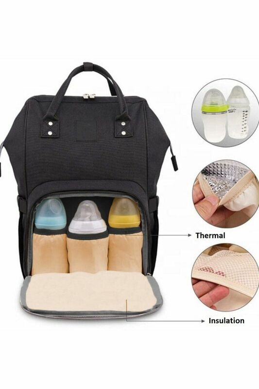 다기능 휴대용 대형 엄마 기저귀 가방, 접이식 아기 여행 대형 배낭 또는 아기 침대 기저귀 변경 테이블 패드 야외