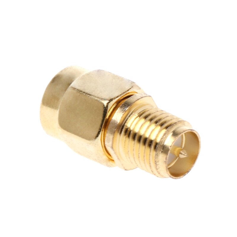 YYDS SMA Male Plug to RP- SMA Male Adapter Coaxial Connector Straight RF Connector