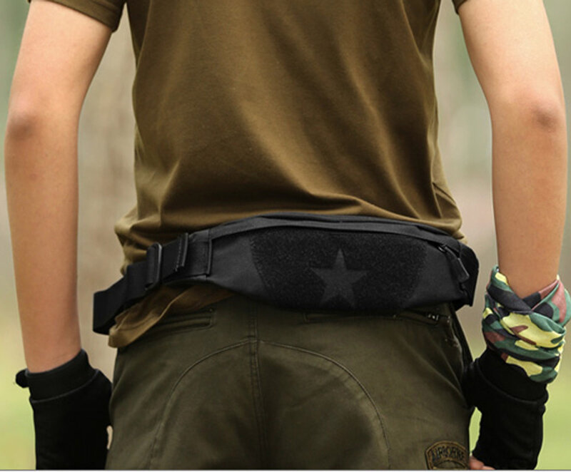 Top Quality Men Durable Nylon Fanny Waist Pack Belt Hip Bum Military Designer Male Famous Brand Antitheft Assault Molle Bag New