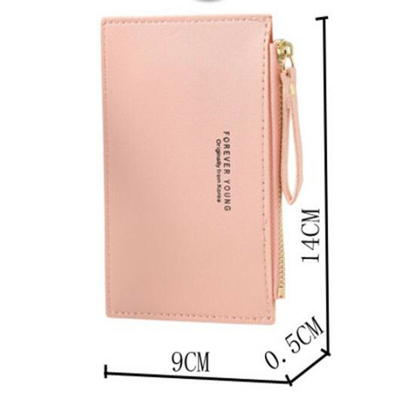 Nuovi portafogli da donna con cerniera portamonete in pelle PU Mini portachiavi portafoglio piccolo porta carte porta carte Multi-card