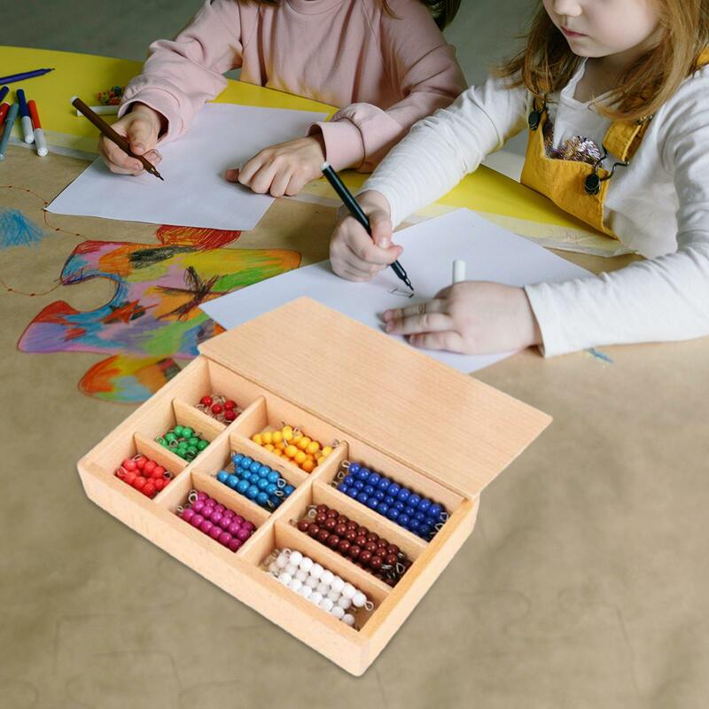 Jouet d'apprentissage des mathématiques Montessori pour enfants, cadeau alth, enfants âgés de 3 à 5 ans