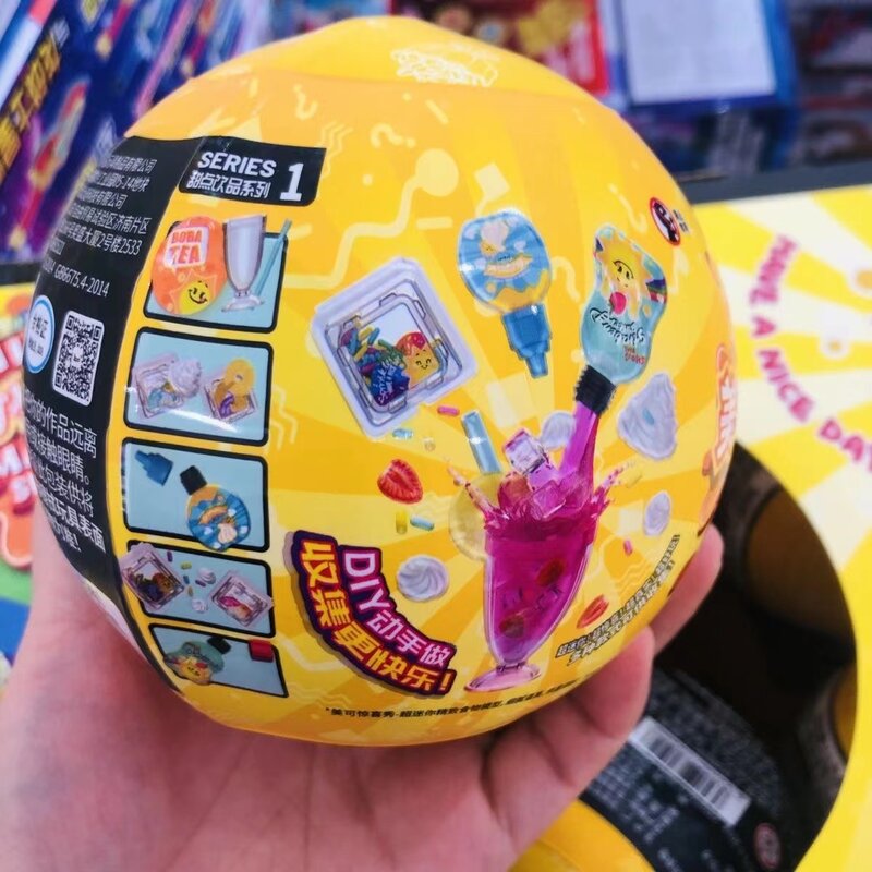 2024 crea mini food Series Toy maker show Surprise Ball bambini fatti a mano fai da te Guess Balls regali per bambini