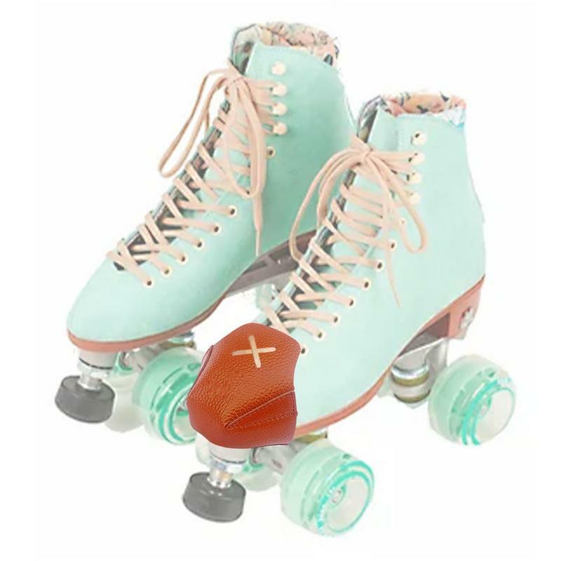 1 Pc Skates Roller Anti-friction Feet Toe Cap Guard Leather Toe Guard Skating Cover Protectors for Outdoor Training 6 Colors