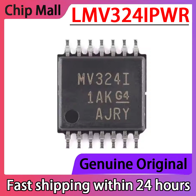 5PCS New Original LMV324IPWR MV324I TSSOP-14 Operational Amplifier Chip in Stock