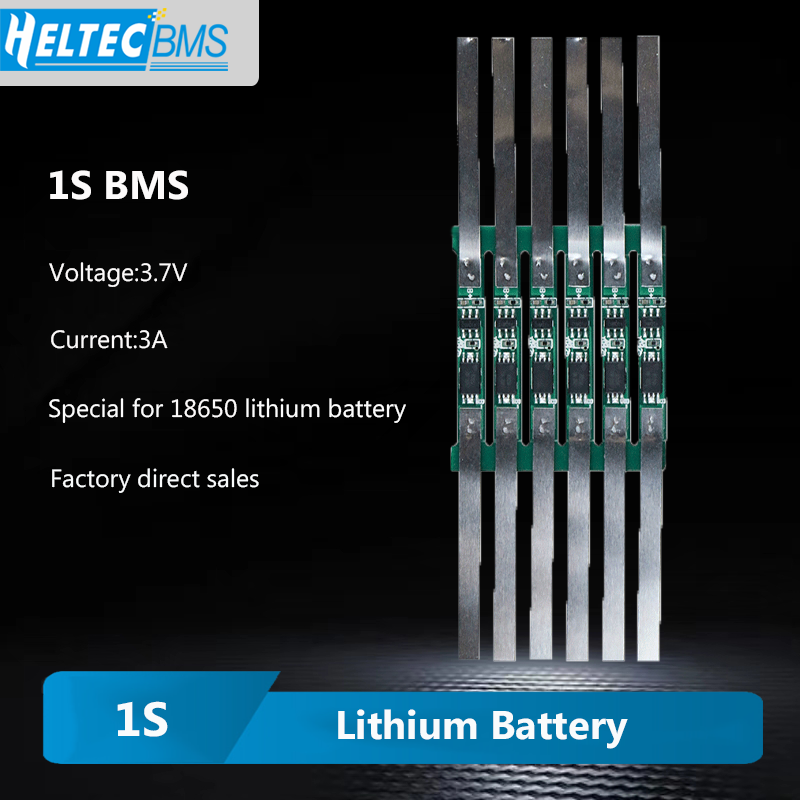 Placa de protección de batería de litio de 3,7 V, 1S, BMS, 3A, 18650, sobrecorriente, más níquel, accesorios de batería, venta al por mayor