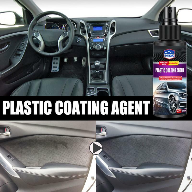 Automotive Interior Exterior Plastics Restorer Long-lasting Refurbishing Agent Hydrophobic Coating Car Trim Cleaner