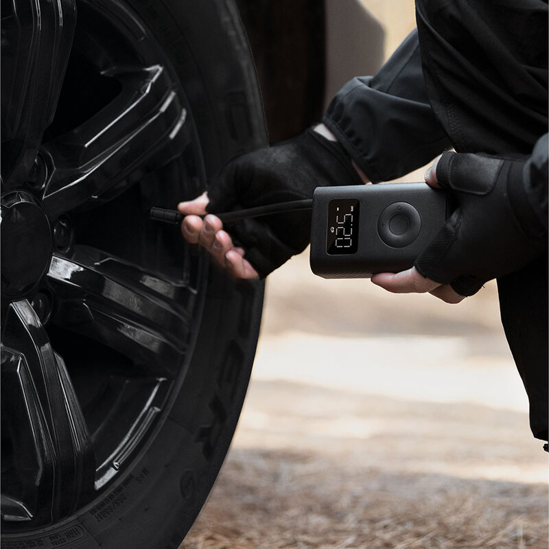 Xiaomi Mi Mijia Portátil Inteligente Digital Tire Pressão Detecção Elétrica Inflator Bomba 2 Para Bicicleta Motocicleta Carro De Futebol
