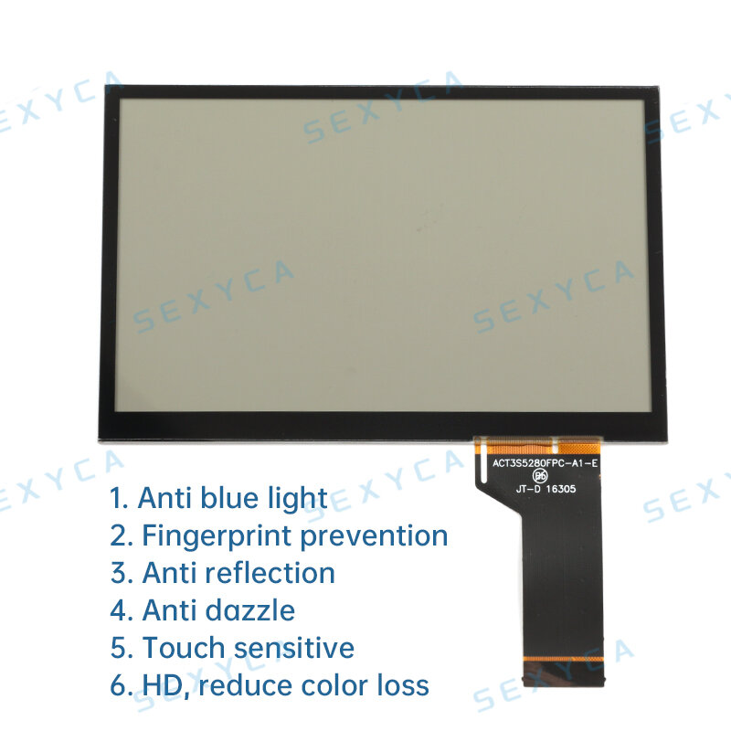 Digitalizzatore in vetro con Display Touch Screen da 6.5 pollici per VW MIB 2 MIB STD2 schermo LCD parti di navigazione per auto per Radio multimediale 682G