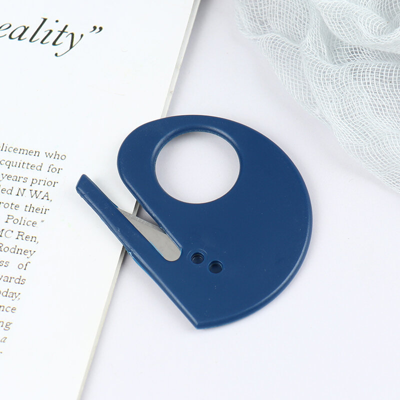 Mini couteau à lettres en plastique, ouvre-enveloppe de courrier, coupe-papier de sécurité, 2 pièces